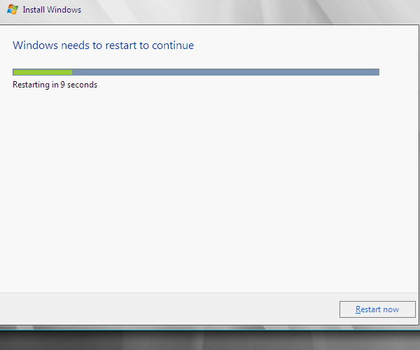Windows Server 2008 安装